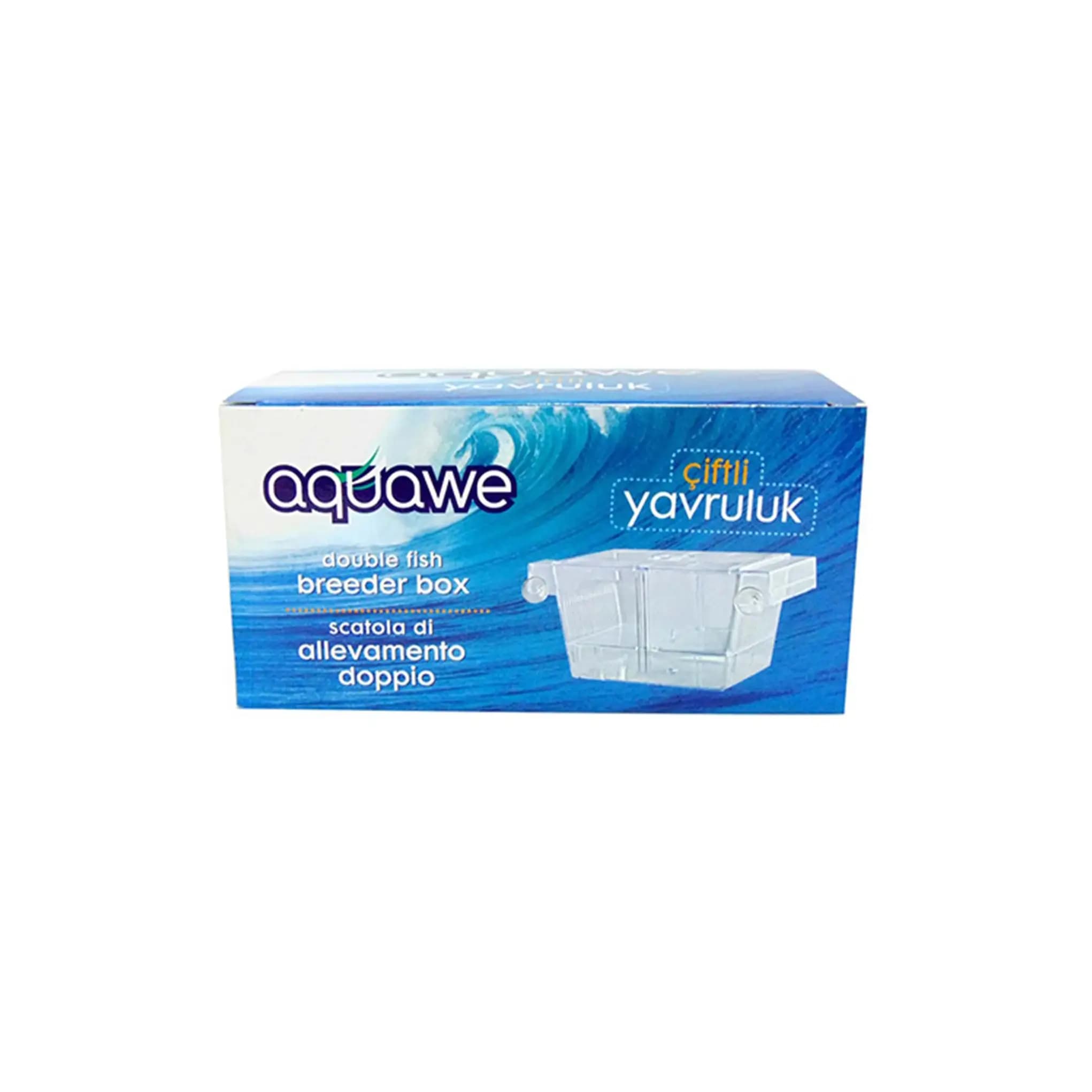 Aquwawe Vantuzlu Çiftli Balık Yavruluk (Double Fish Breeder Box)