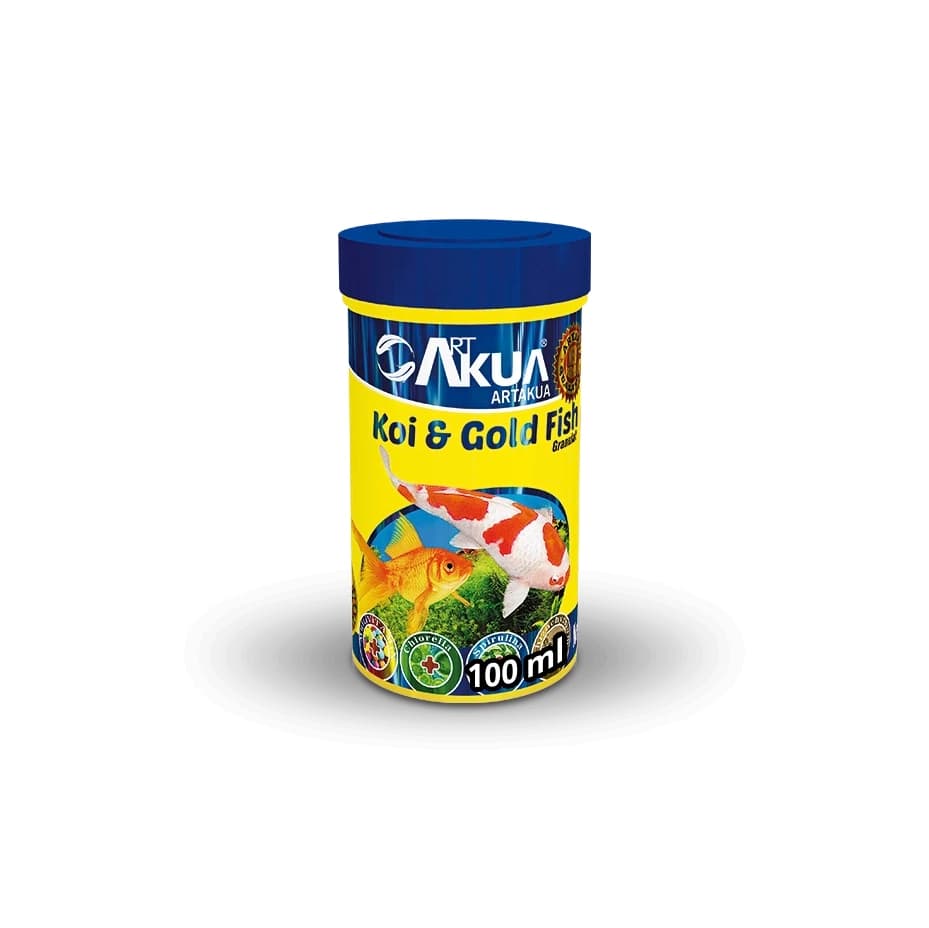 Art Akua Koi & Gold Fish Japon ve Koi Balığı Yemi - 100 ml / 40 gr
