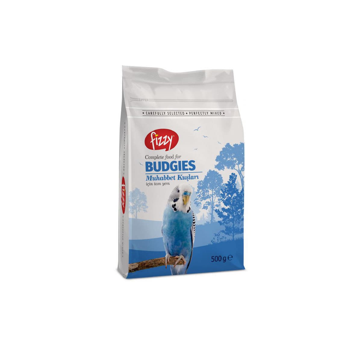 Fizzy Premium Tam Besleyici Muhabbet Kuşu Yemi 500 gr