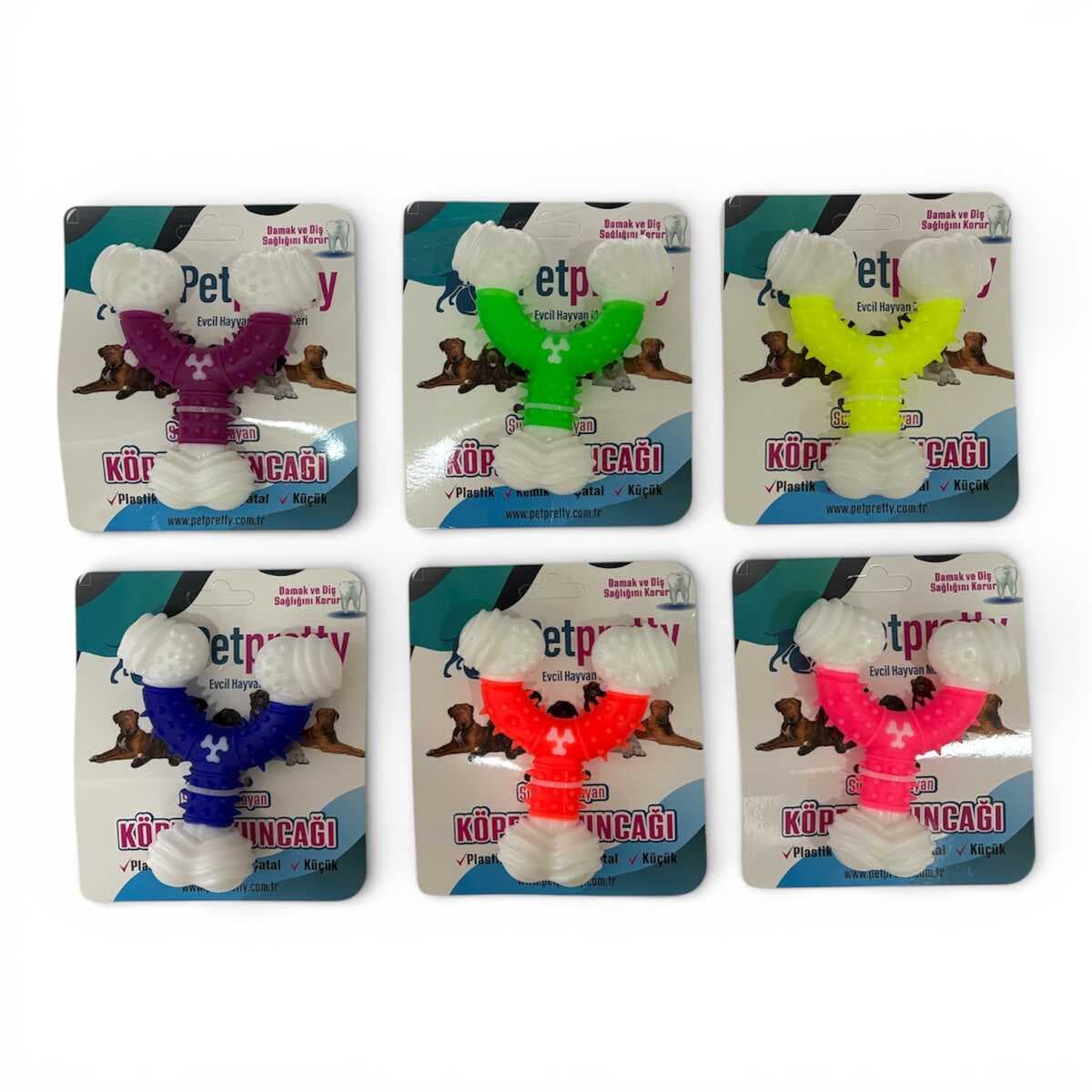 Petpretty Küçük Çatal Diş Kaşıma ve Çiğneme Köpek Oyuncağı