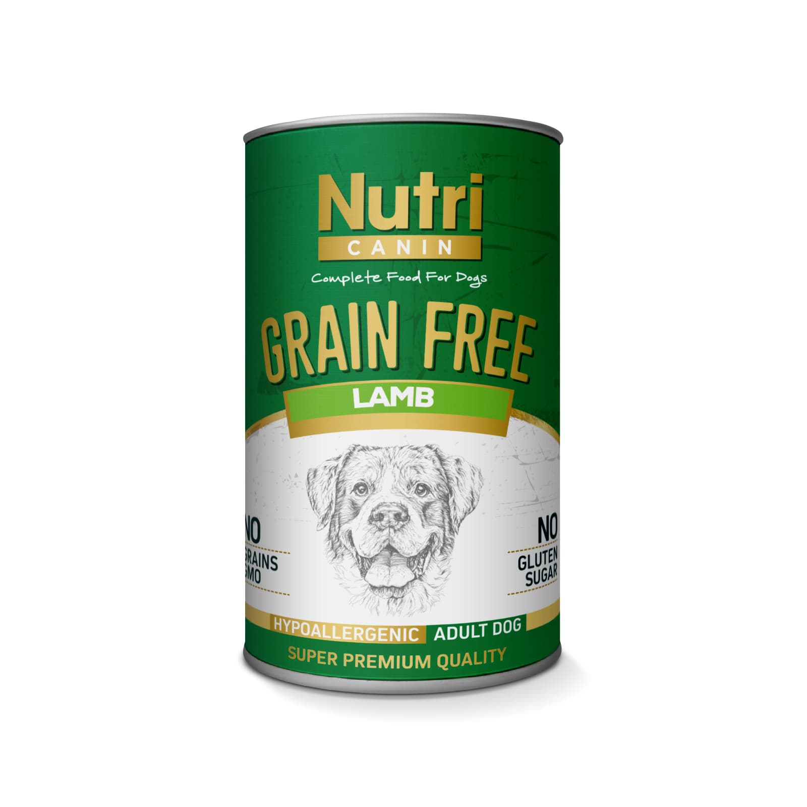 Nutri Canin Tahılsız Kuzu Etli Yetişkin Köpek Konservesi 400 gr
