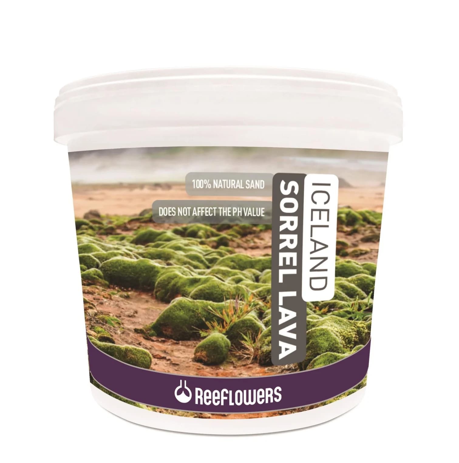 ReeFlowers Iceland Sorrel Lava Doğal Akvaryum Kumu (4-6 mm) 1 Kg
