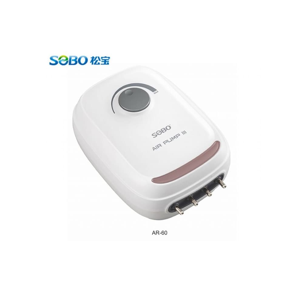SOBO AR-60 Akvaryum Hava Motoru Dört Çıkışlı 8W Yüksek Performans
