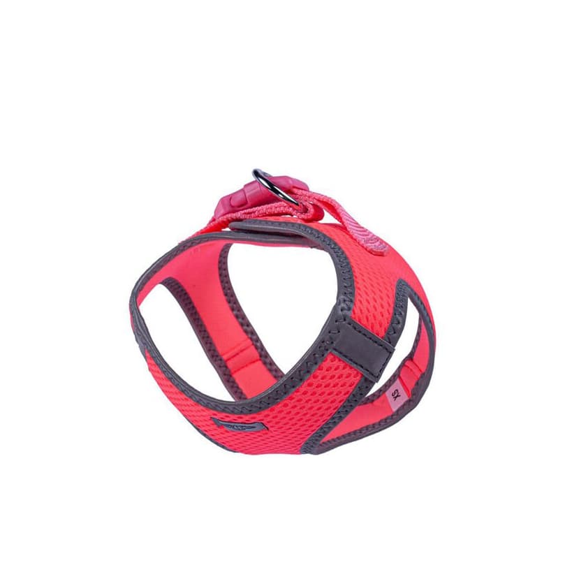 Doggie Havalı Dokuma Reflektörlü Pembe Küçük Irk Köpek Göğüs Tasması Xsmall (30-34 cm)