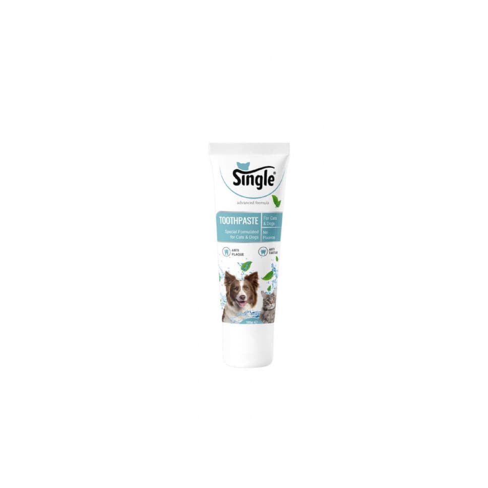 Single Kedi ve Köpek Diş Macunu Anti Tartar 100 Gr