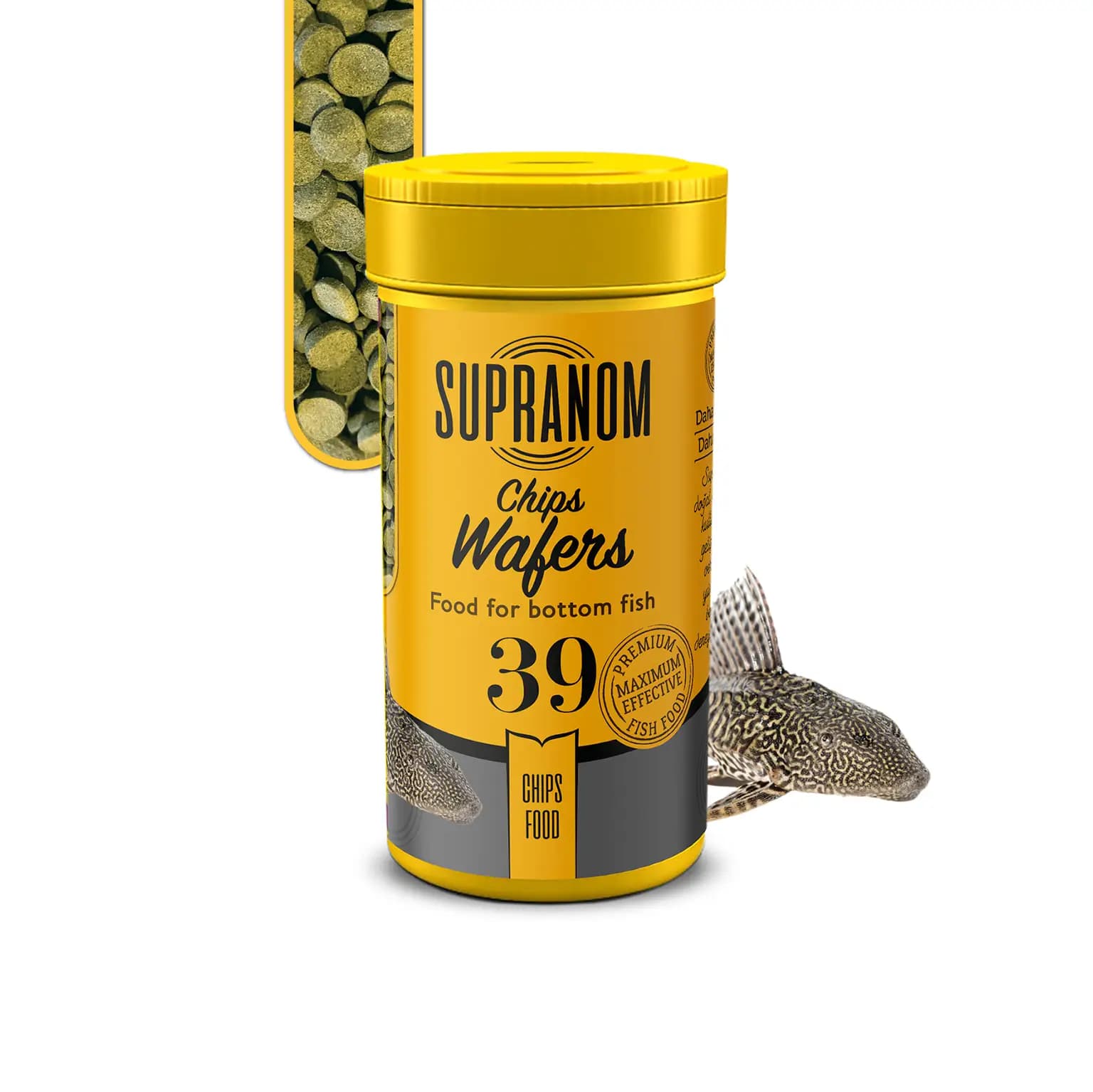 Supranom Chips Wafers Profesyonel Dip Balık Yemi - 100 ml (No. 39)