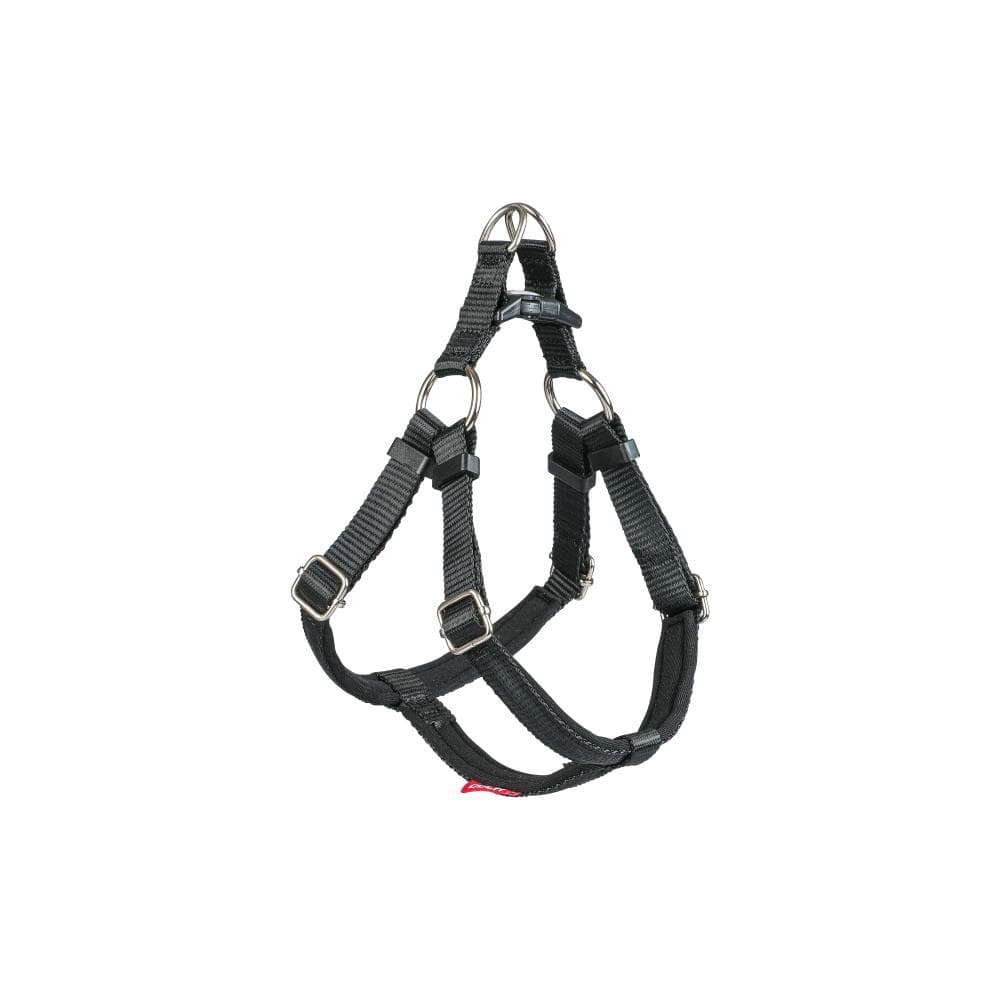 DOCA Dokuma Soft Siyah Köpek Göğüs Tasması Small 1,5x46-56 cm