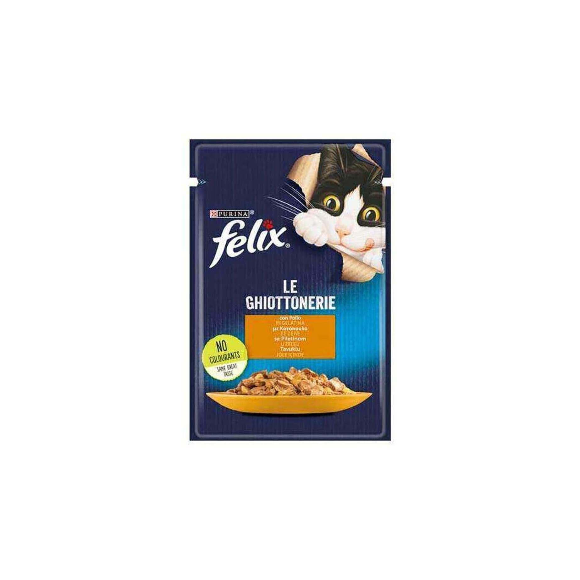 Felix Tavuklu Jöleli Yetişkin Kedi Yaş Maması 85 gr