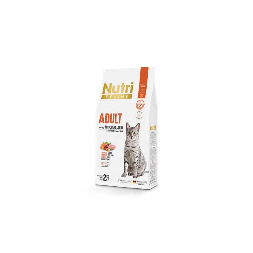 Nutri Feline Taze Somonlu Glutensiz Yetişkin Kedi Maması 2 kg
