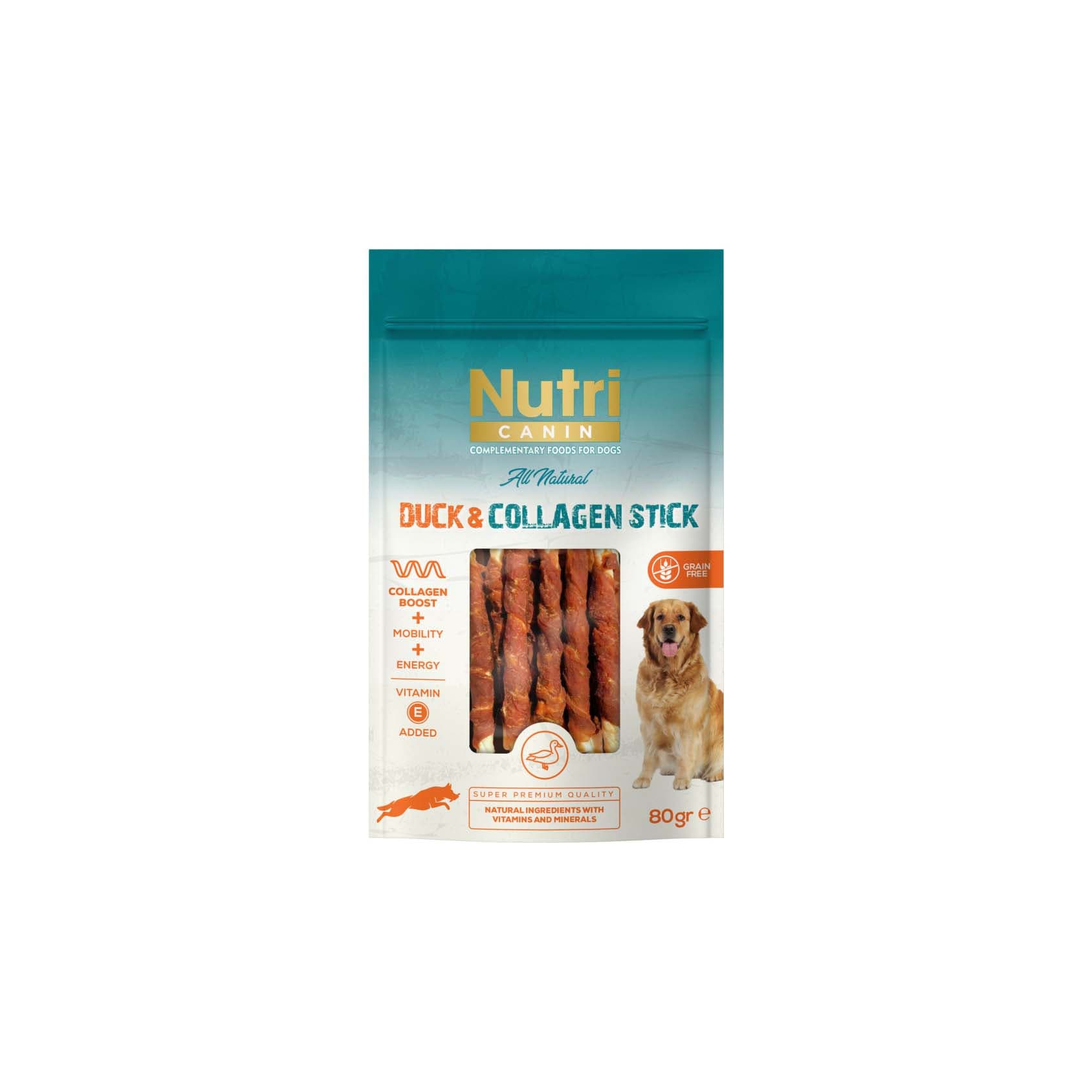 Nutri Canin Ördek Etli Collagen Stick Köpek Ödülü 80 Gr