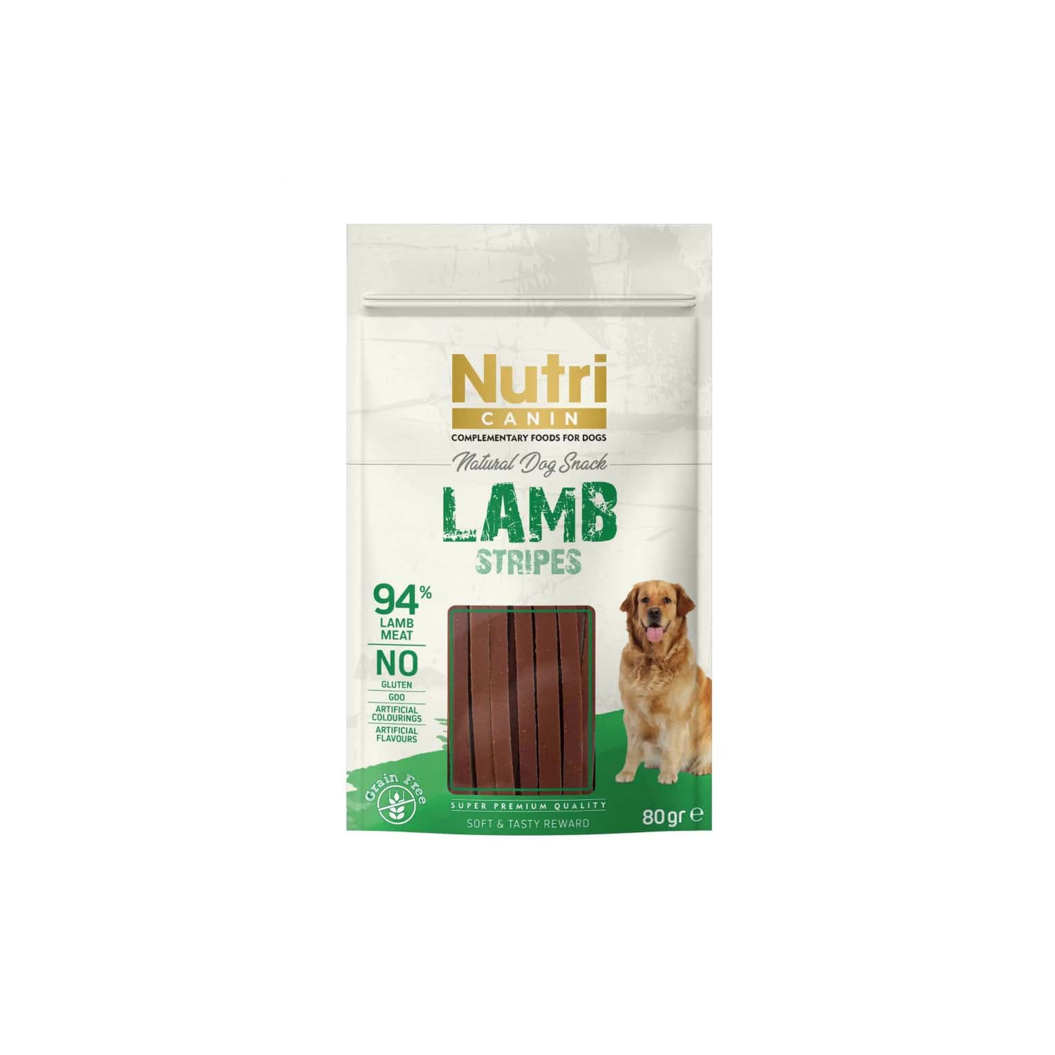 Nutri Canin %94 Kuzu Etli Tahılsız Çubuk Köpek Ödülü 80 Gr