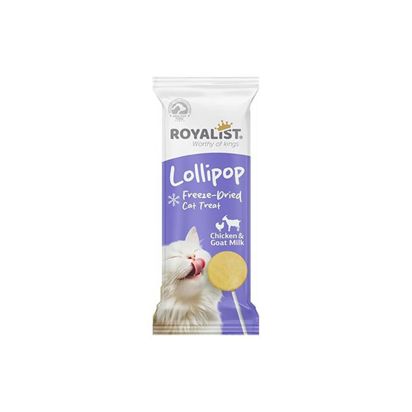 Royalist Tavuklu ve Keçi Sütlü Kedi Lolipop Ödül Maması 1.4 Gr