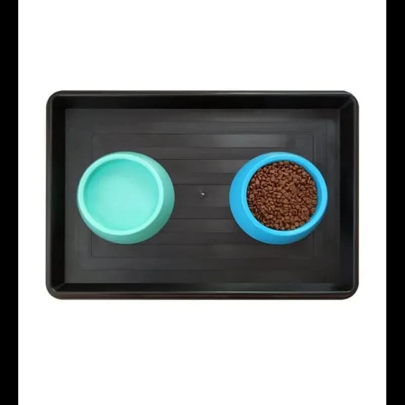 Su Geçirmez Kaymaz Tabanlı Kedi ve Köpek Mama Su Kabı Servis Altlığı 45x32 cm