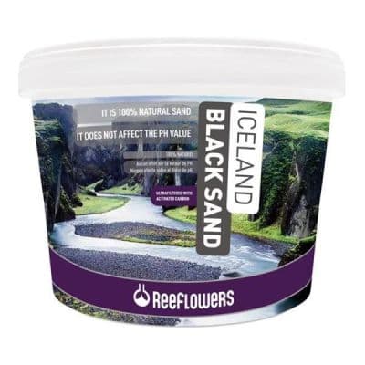 ReeFlowers Iceland Black Sand Doğal Akvaryum Kumu 1-2 mm 1 kg