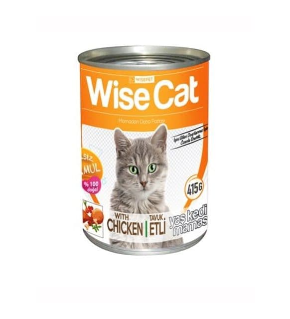 Wise Cat Tavuklu Yetişkin Kedi Konservesi 415 gr