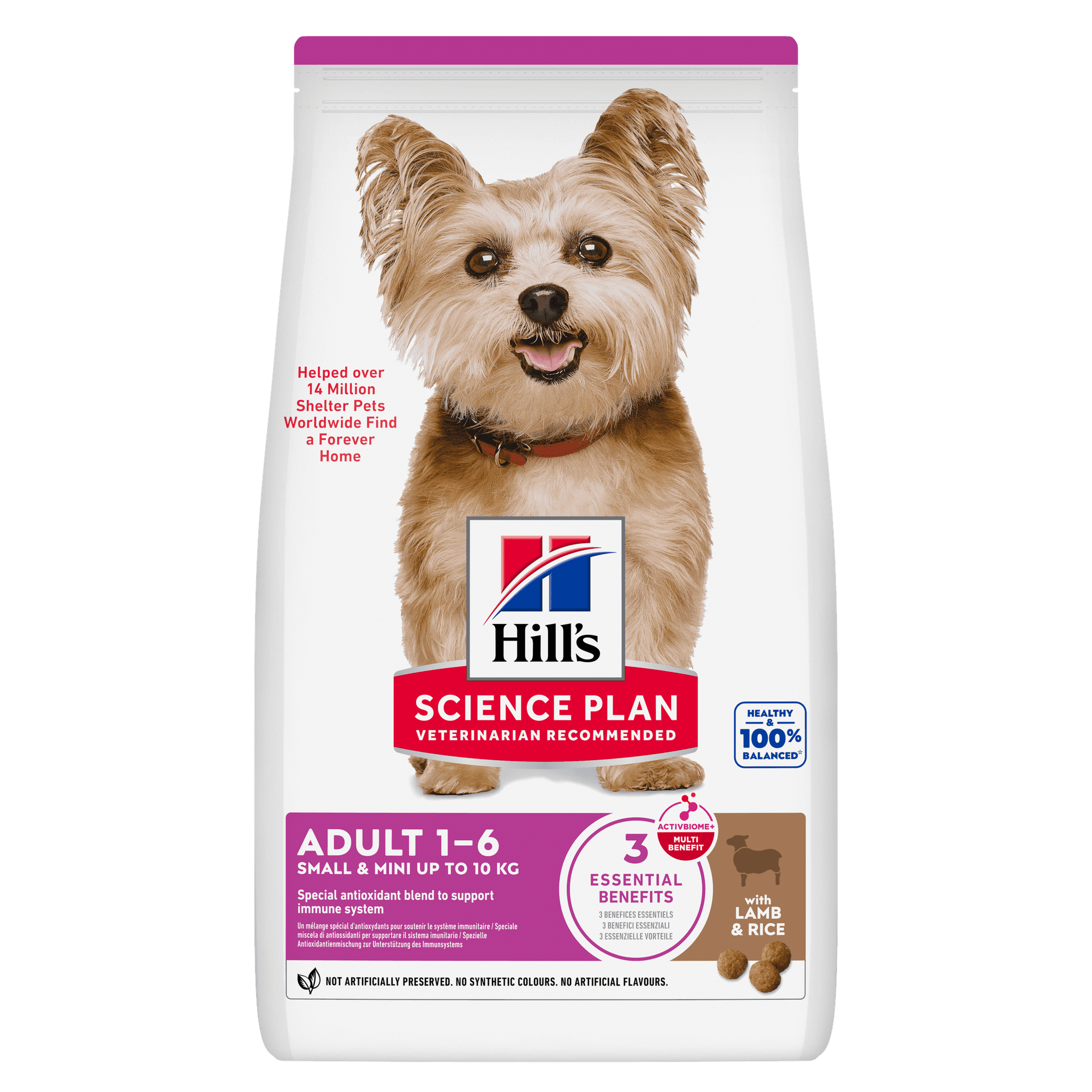 Hill's Kuzulu ve Pirinçli Küçük ve Mini Irk Yetişkin Köpek Maması 1,5 kg