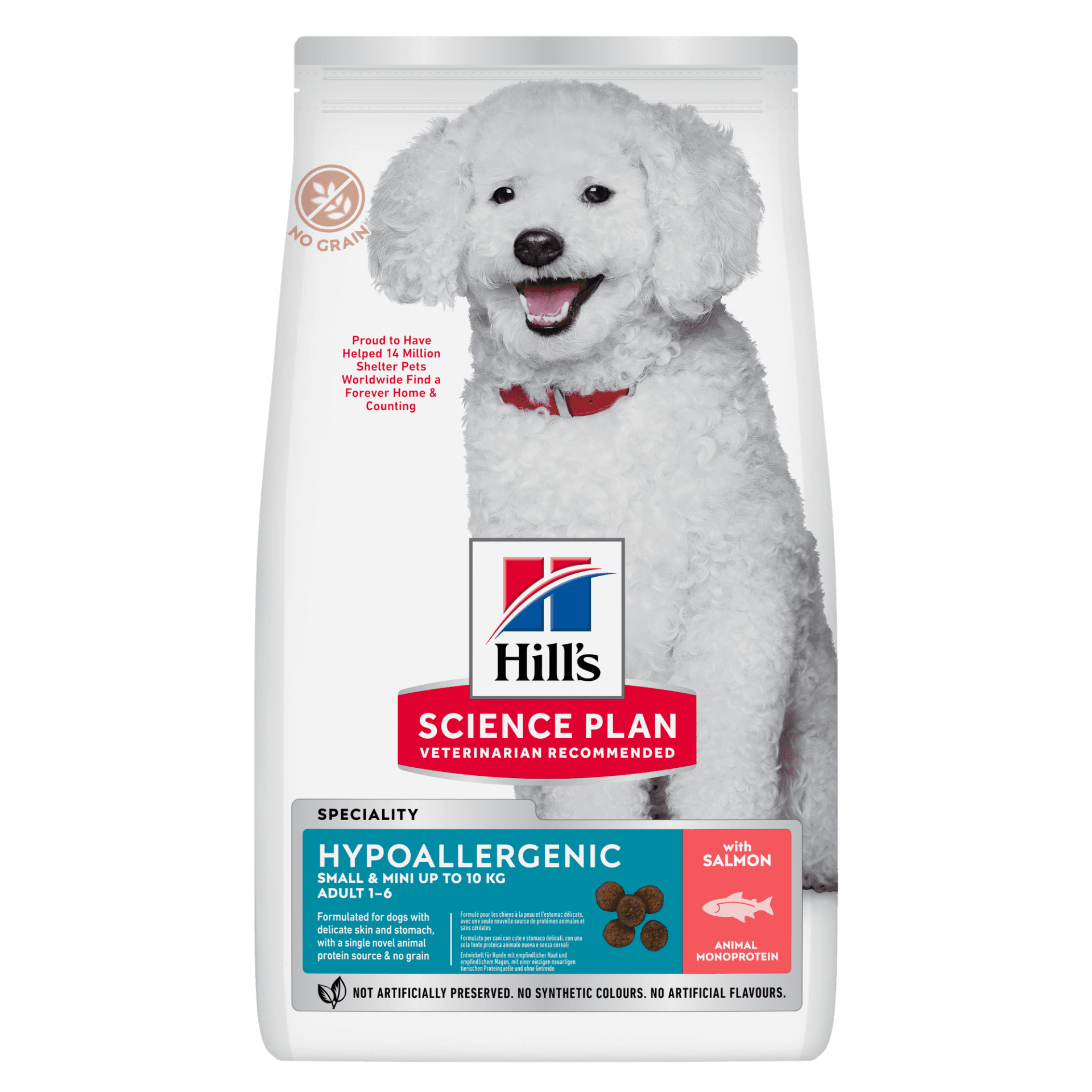 Hill's Science Plan Hipoalerjenik Somonlu Küçük ve Mini Irk Yetişkin Köpek Maması 1,5 kg