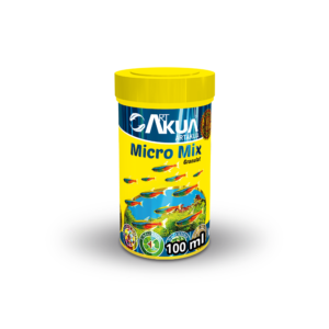 Art Akua Micro Mix Tropikal Granül Balık Yemi - 100 ml / 40 gr