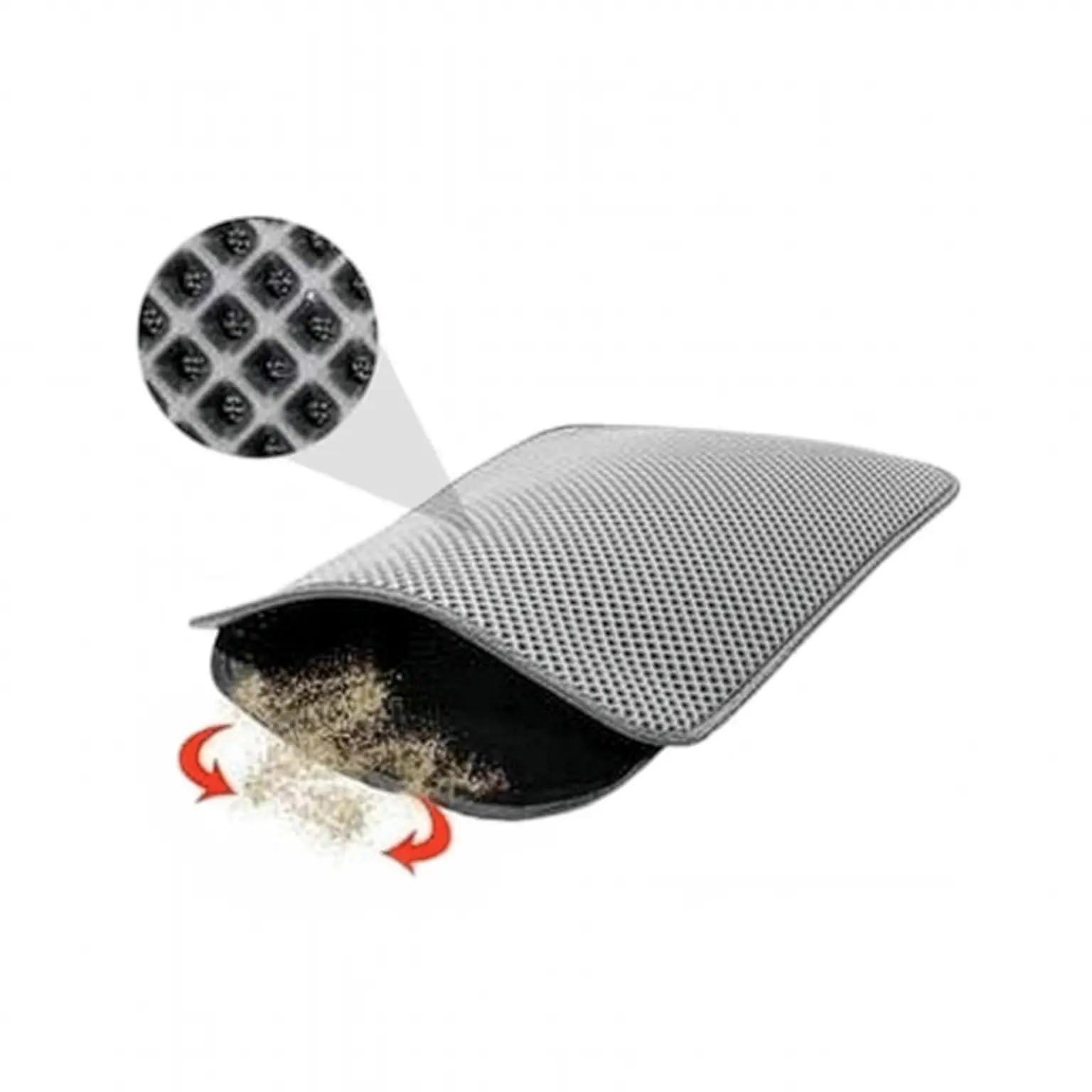 BONİSA ELEKLİ KEDİ KÖPEK PASPASI -60x40 CM- 2084