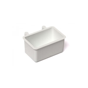 Orta Boy Kafes İçi Mamalık Kancalı Plastik Yemlik - 8x4.5 cm