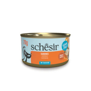 Schesir Sos İçinde Sardalyalı Yetişkin Kedi Konservesi 70 gr