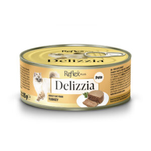 Reflex Plus Delizzia Hindi Etli Ezme Yetişkin Kedi Konservesi 85 gr