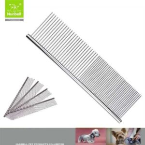 Nunbell Paslanmaz Premium Large Pet Tarağı 6x21 cm