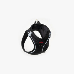 DOCA Siyah Air-Mesh Köpek Göğüs Tasması Medium