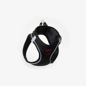 DOCA Siyah Air-Mesh Köpek Göğüs Tasması S