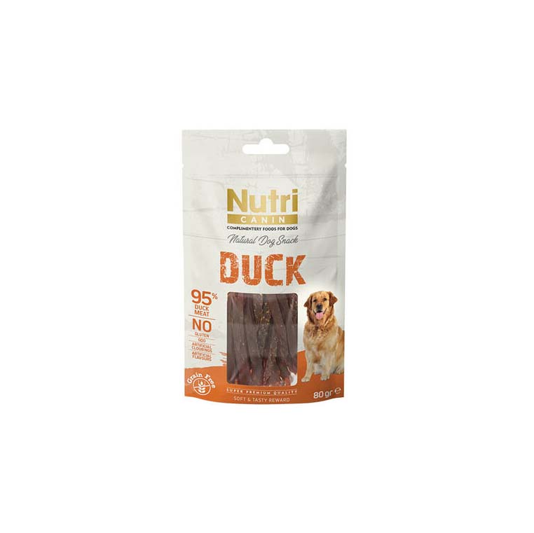 Nutri Canin _95 Ördek Etli Tahılsız Çubuk Köpek Ödülü-Snack 80 Gr-3083