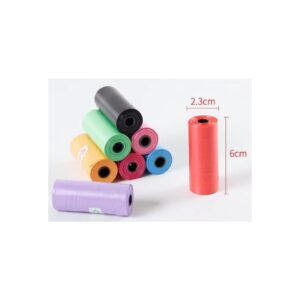 12'li Renkli Rulo Köpek Dışkı Poşeti Seti 180 Adet