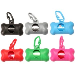 Kemik Şekilli Pratik Köpek Dışkı Poşeti ve Taşıma Çantası Seti