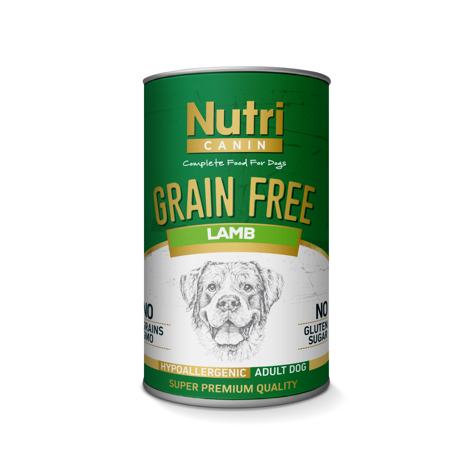 3223-NUTRİ CANİN KUZU ETLİ KÖPEK KONSERVESİ 400 GR