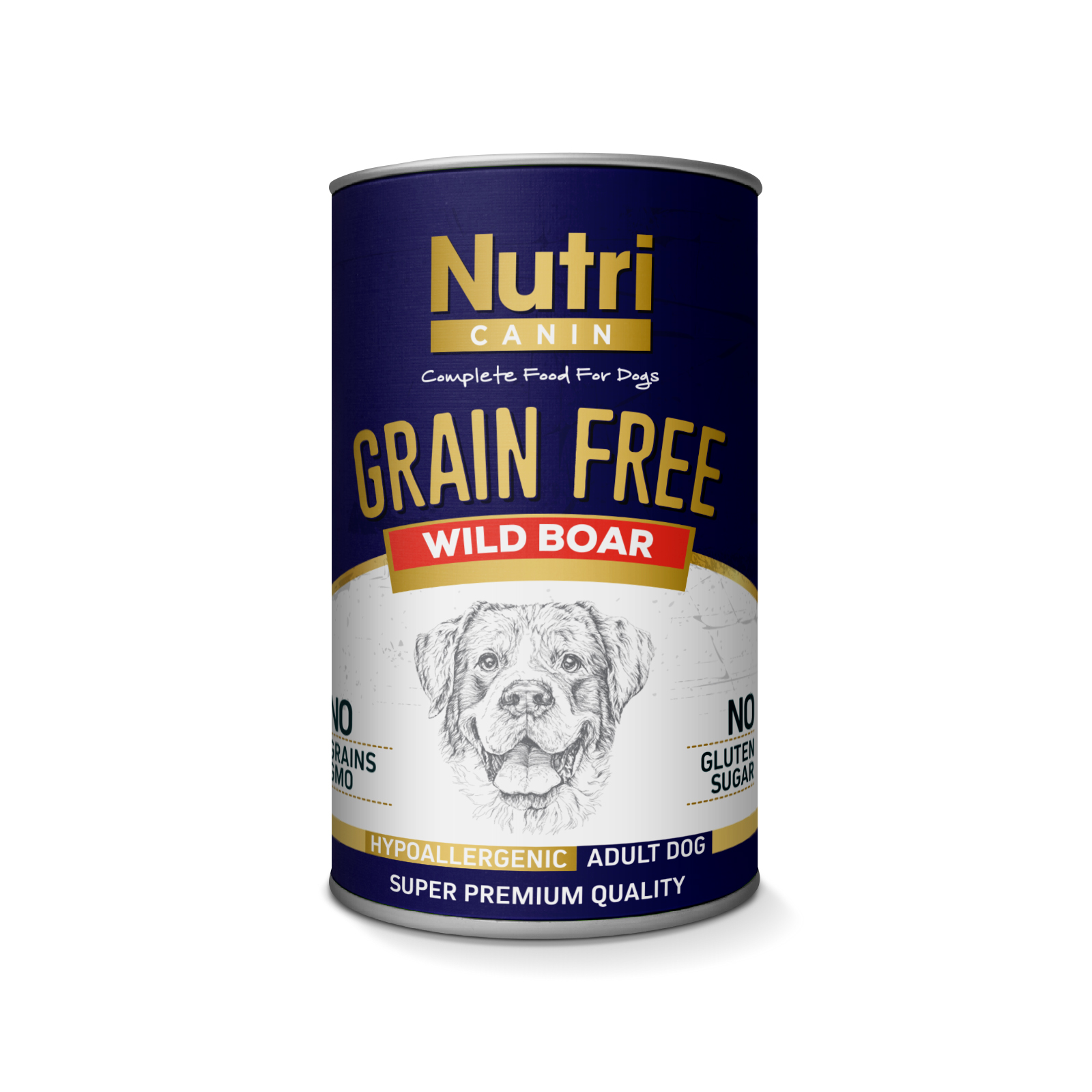 3224-NUTRİ CANİN WİLD BOAR KÖPEK KONSERVESİ 400 GR