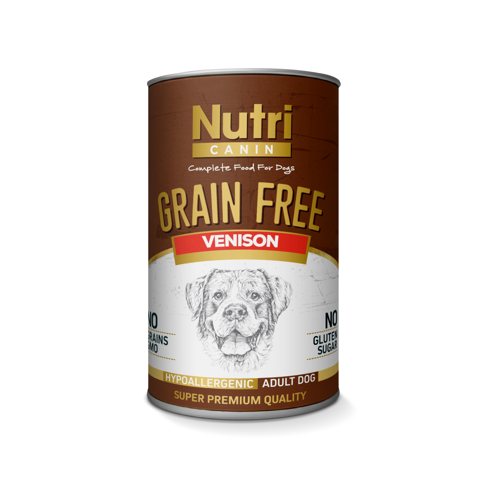 3226-NUTRİ CANİN GEYİK ETLİ KÖPEK KONSERVESİ 400 GR