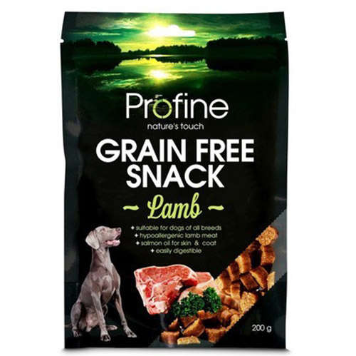 3229-Profine Grain Free Kuzu Etli Tahılsız Köpek Ödülü 200 Gr Profine Tahılsız Kuzu Etli Yarı Nemli Köpek Ödül Maması 200 gr