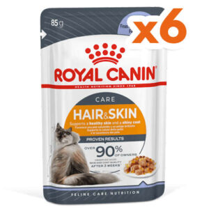 Royal Canin Hair & Skin Care Jelly Kedi Yaş Maması 85 gr