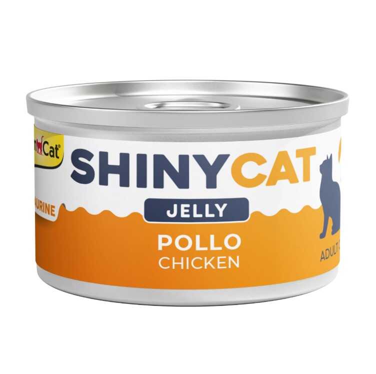 2270-Gimcat Shinycat Sos İçinde Jelly Tavuklu Kedi Konserve Maması 70 Gr