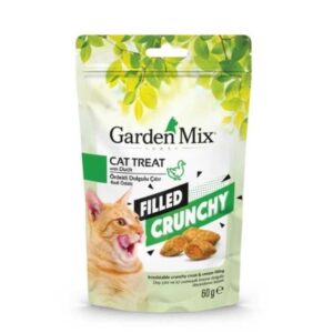 Garden Mix Ördekli İçi Dolgulu Çıtır Kedi Ödül Maması 60 Gr