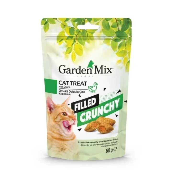 2287-Garden Mix Ördekli İçi Dolgulu Kedi Ödülü 60gr