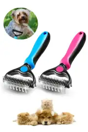 Setaş Plastik Saplı Metal Kıtık Açıcı Kedi Tarağı