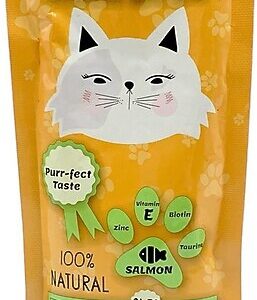 Mhauw Somonlu %100 Doğal Pouch Kedi Yaş Maması 80 Gr