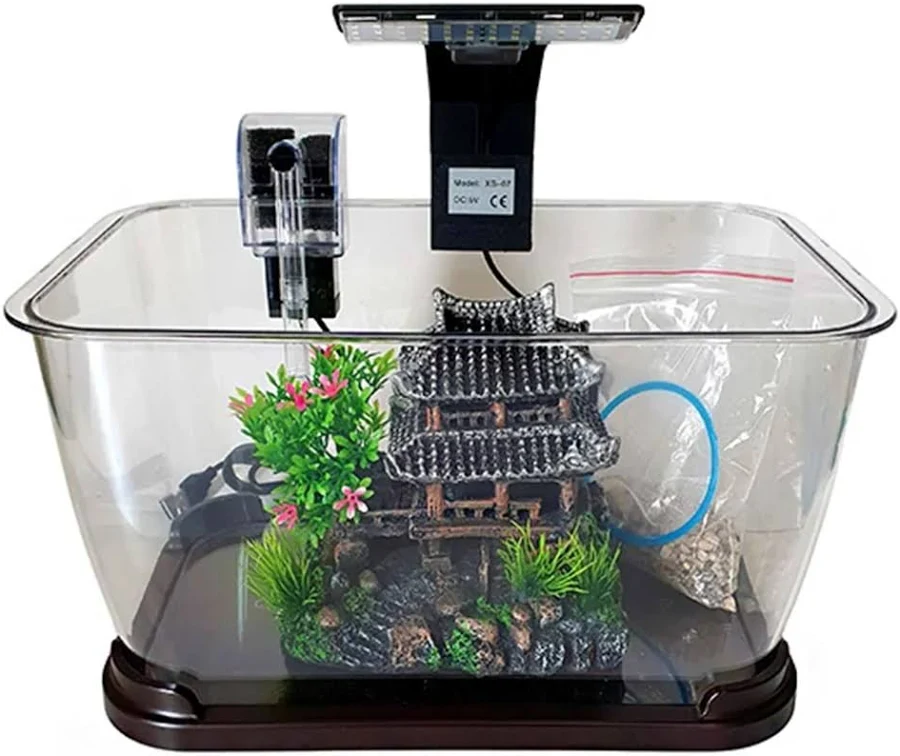 0118-FISH TANK CQF-7131-4 S-STREAM ÇİN EVİ AKVARYUM 31x19 CM