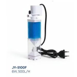Jingye JY-5100F Beyaz Renk Şeffaf Gövdeli Akvaryum İç Filtresi 6W 500L/H