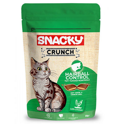 2311-Snacky Kedi Crunch Ödül 60 GR Hair-Skin Tavuklu
