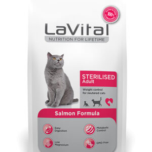 LaVital Somonlu Kısırlaştırılmış Yetişkin Kedi Maması 12 Kg