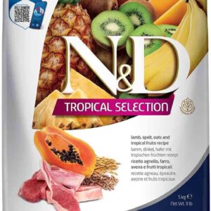 N&D Tropical Selection Kuzu Etli Küçük Irk Köpek Maması 5 Kg