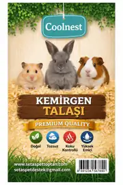 Coolnest Naturel Kemirgen ve Sürüngen Talaşı 15 Lt