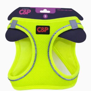C&P Nefes Alabilir Comfort Köpek Göğüs Yeleği (Air Mesh) S Neon Yeşil