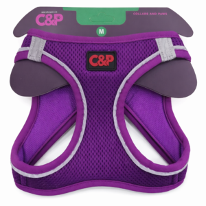 C&P Nefes Alabilir Comfort Köpek Göğüs Yeleği (Air Mesh) M Mor